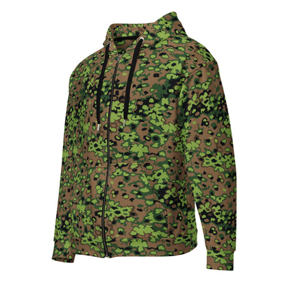 German Oak Leaf Eichenlaubmuster Spring CAMO Unisex zip hoodie - Zip Hoodies