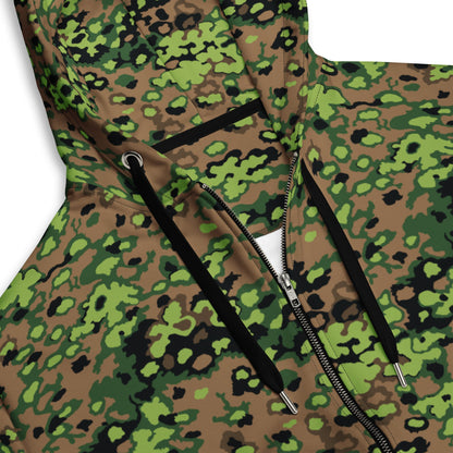 German Oak Leaf Eichenlaubmuster Spring CAMO Unisex zip hoodie - Zip Hoodies