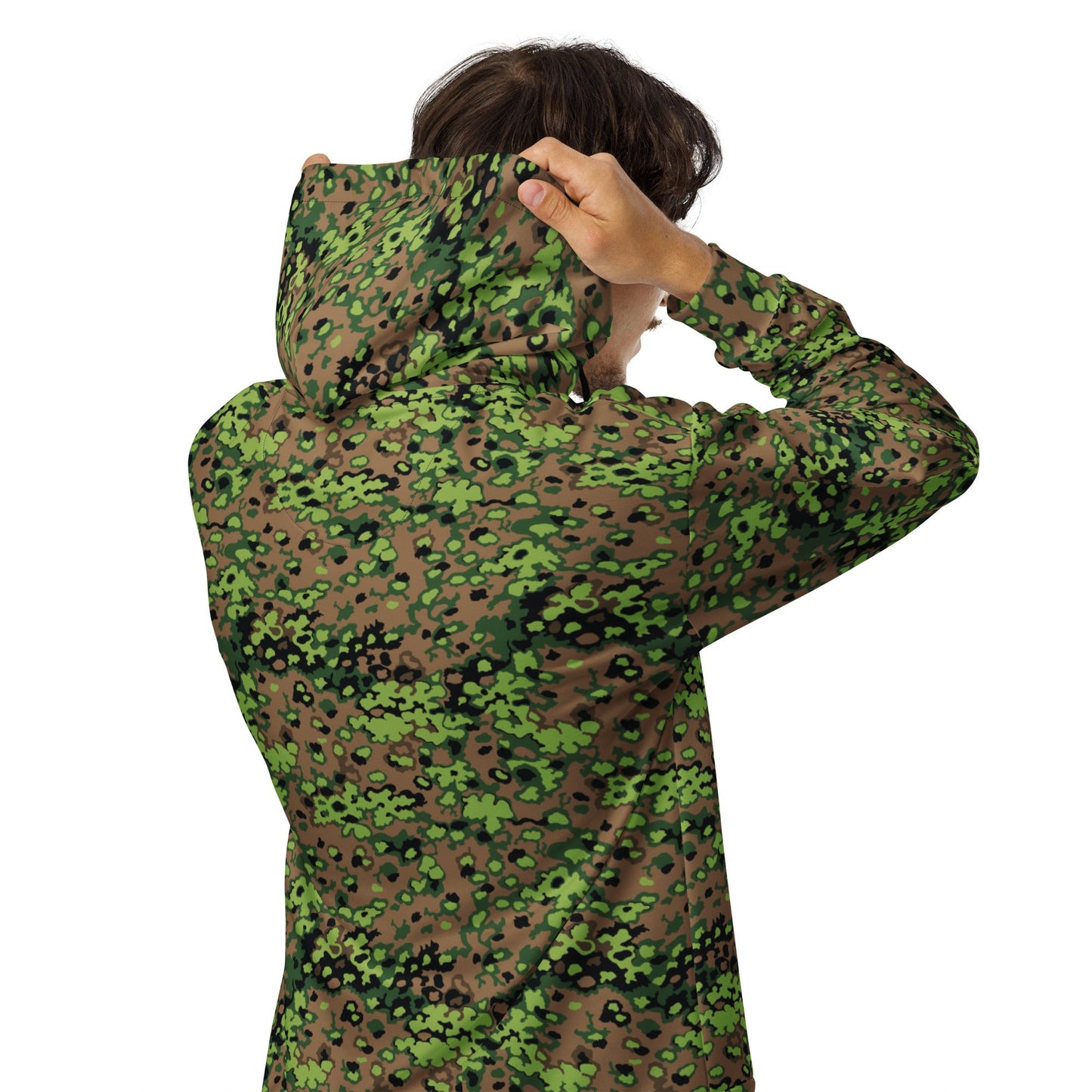 German Oak Leaf Eichenlaubmuster Spring CAMO Unisex Zip Hoodie