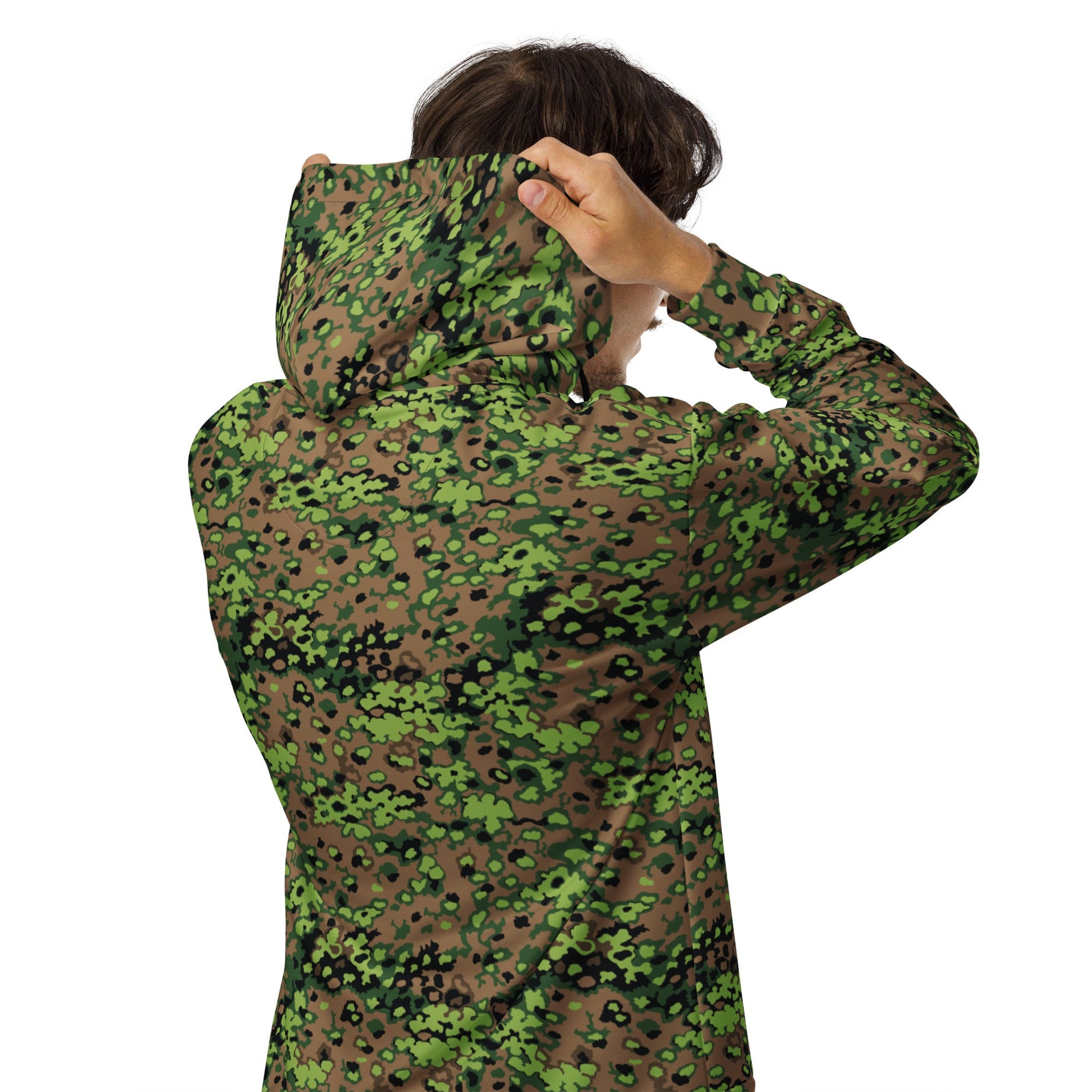 German Oak Leaf Eichenlaubmuster Spring CAMO Unisex Zip Hoodie