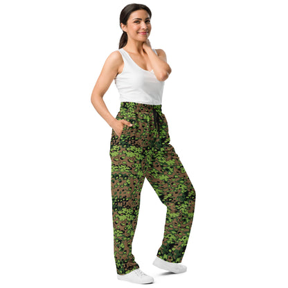 German Oak Leaf Eichenlaubmuster Spring CAMO Wide-leg joggers - Joggers