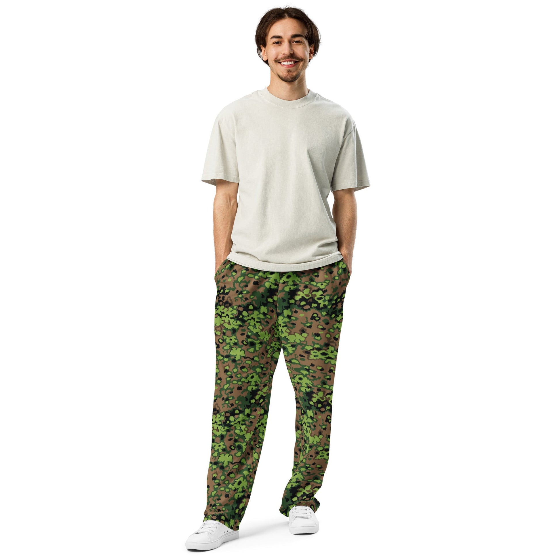 German Oak Leaf Eichenlaubmuster Spring CAMO Wide-leg joggers - Joggers