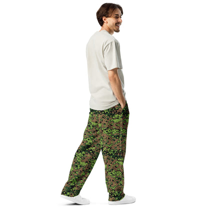German Oak Leaf Eichenlaubmuster Spring CAMO Wide-leg joggers - Joggers