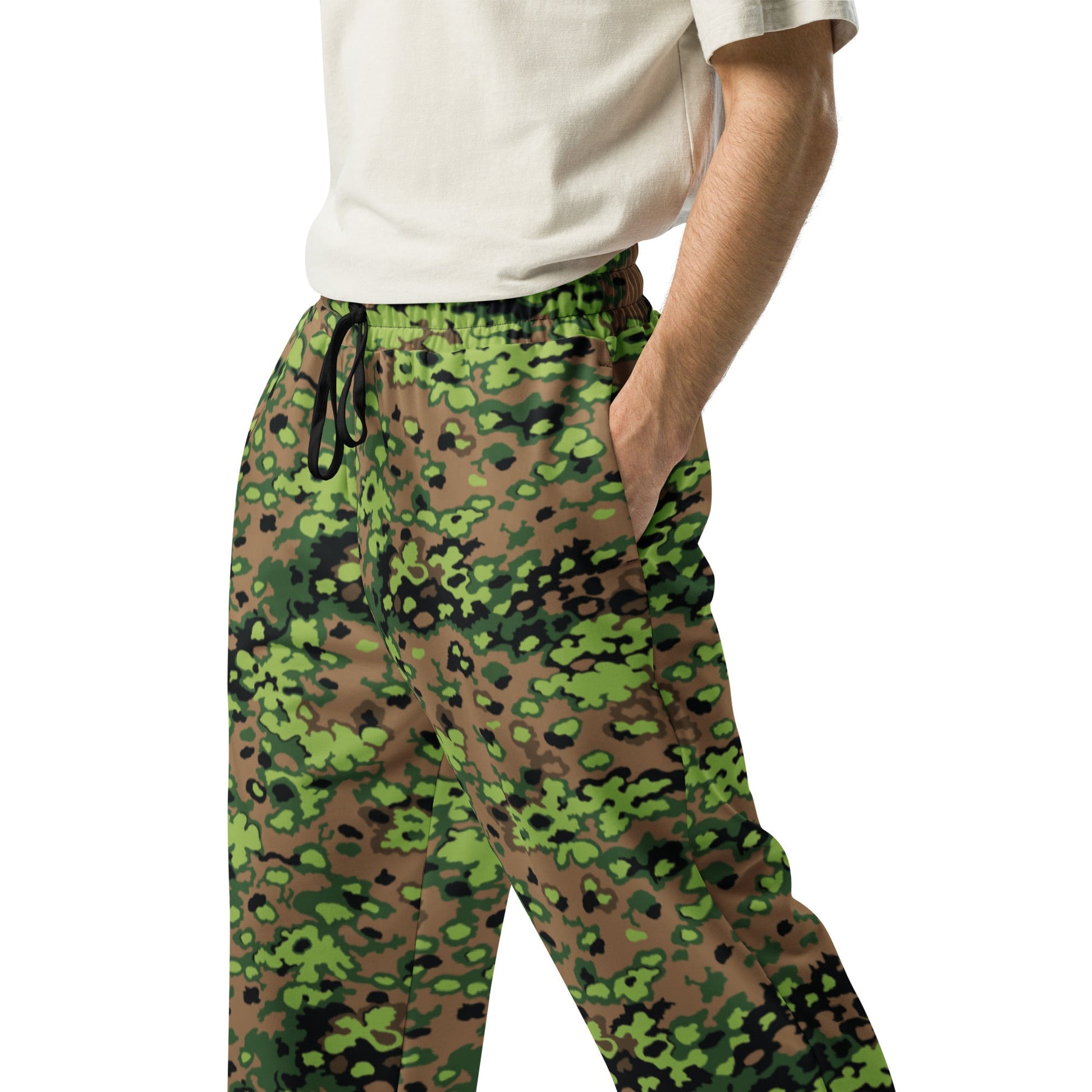 German Oak Leaf Eichenlaubmuster Spring CAMO Wide-leg joggers - Joggers