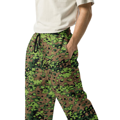 German Oak Leaf Eichenlaubmuster Spring CAMO Wide-leg joggers - Joggers