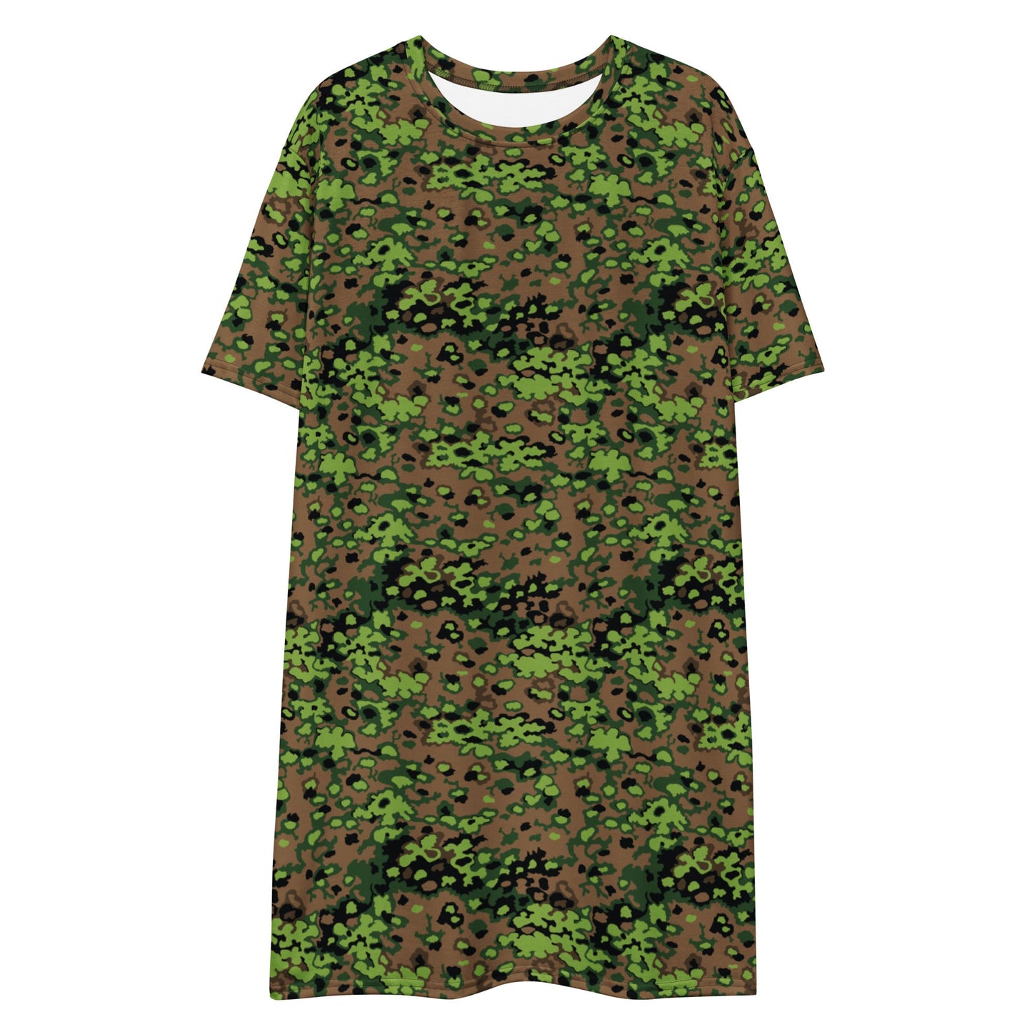German Oak Leaf Eichenlaubmuster Spring CAMO Womens T-Shirt Dress