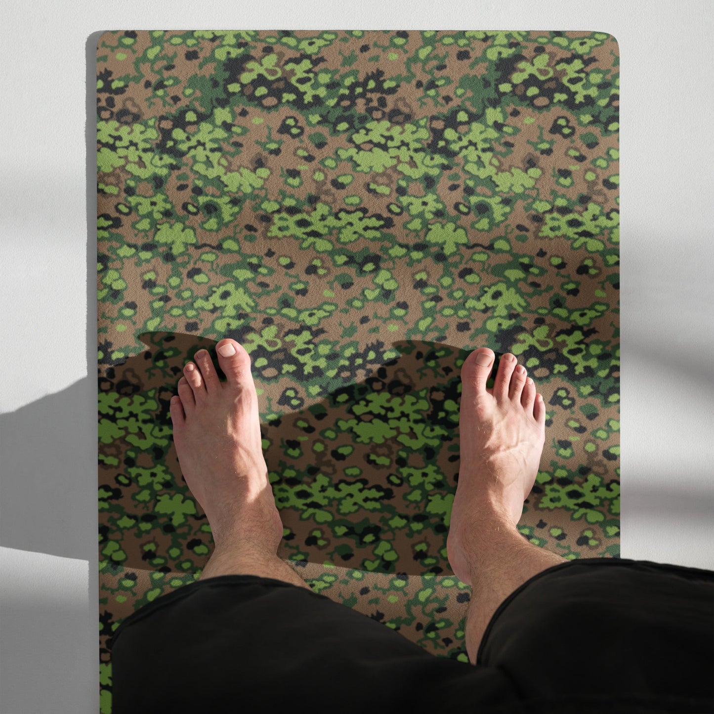 German Oak Leaf Eichenlaubmuster Spring CAMO Yoga Mat
