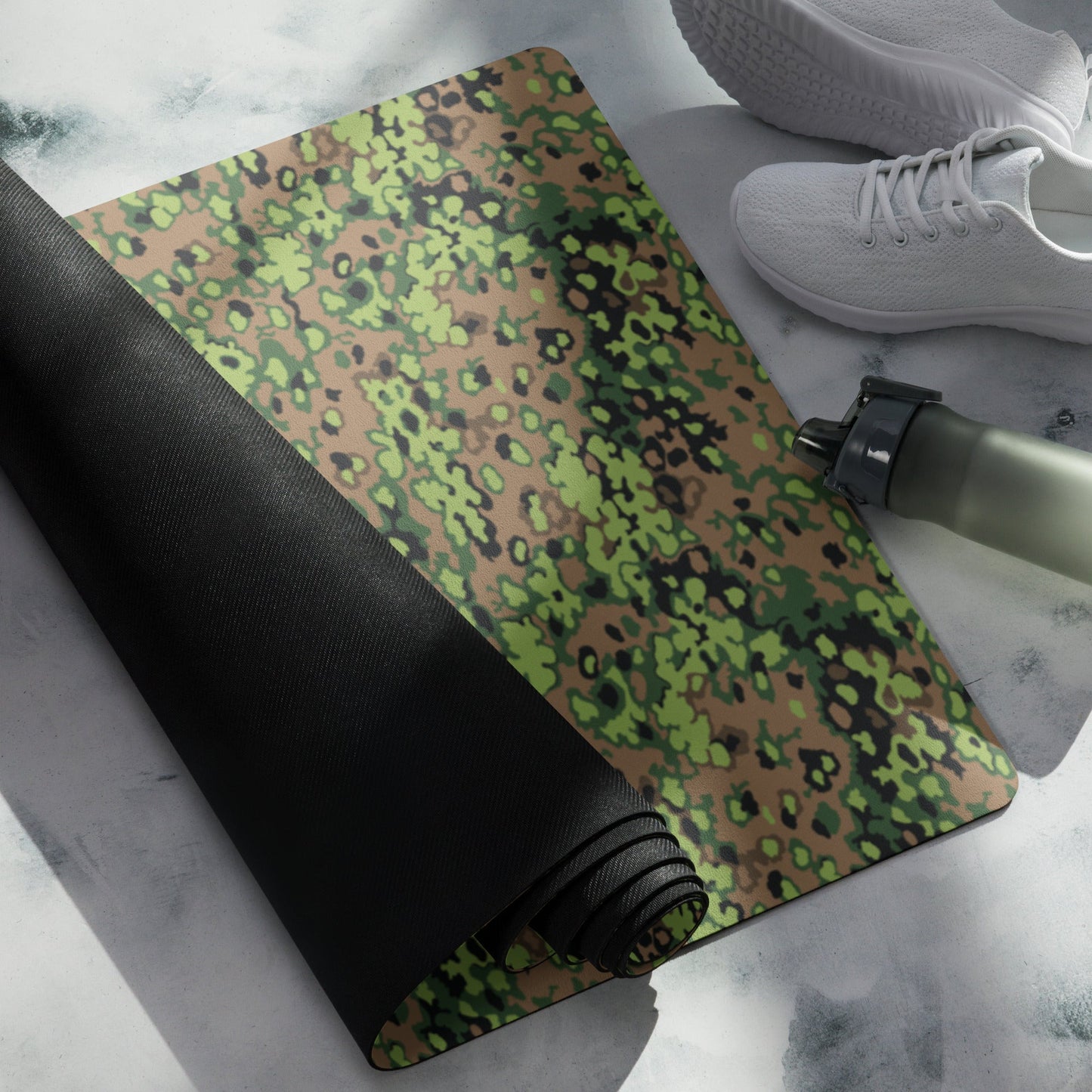 German Oak Leaf Eichenlaubmuster Spring CAMO Yoga Mat