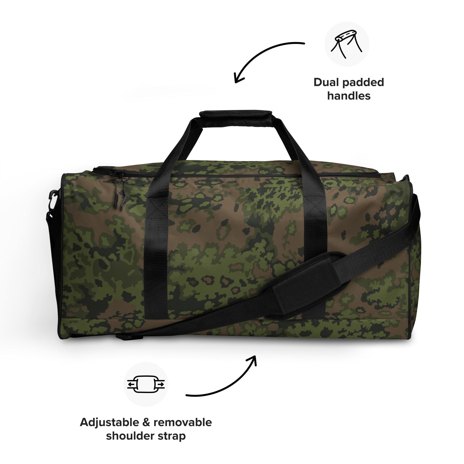 German Oak Leaf Eichenlaubmuster Summer CAMO Duffle bag - Bags
