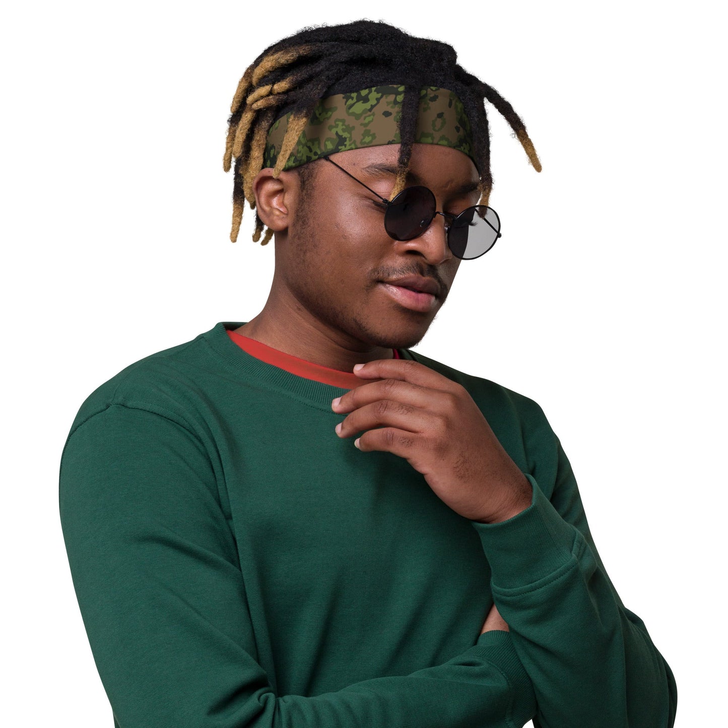 German Oak Leaf Eichenlaubmuster Summer CAMO Headband