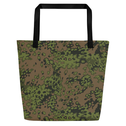 German Oak Leaf Eichenlaubmuster Summer CAMO Large Tote Bag