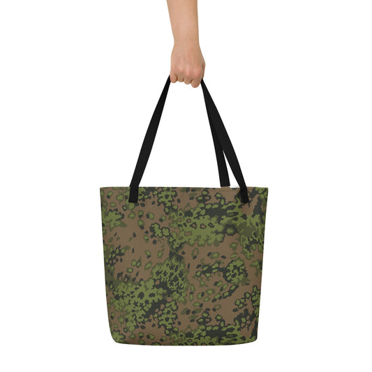 German Oak Leaf Eichenlaubmuster Summer CAMO Large Tote Bag