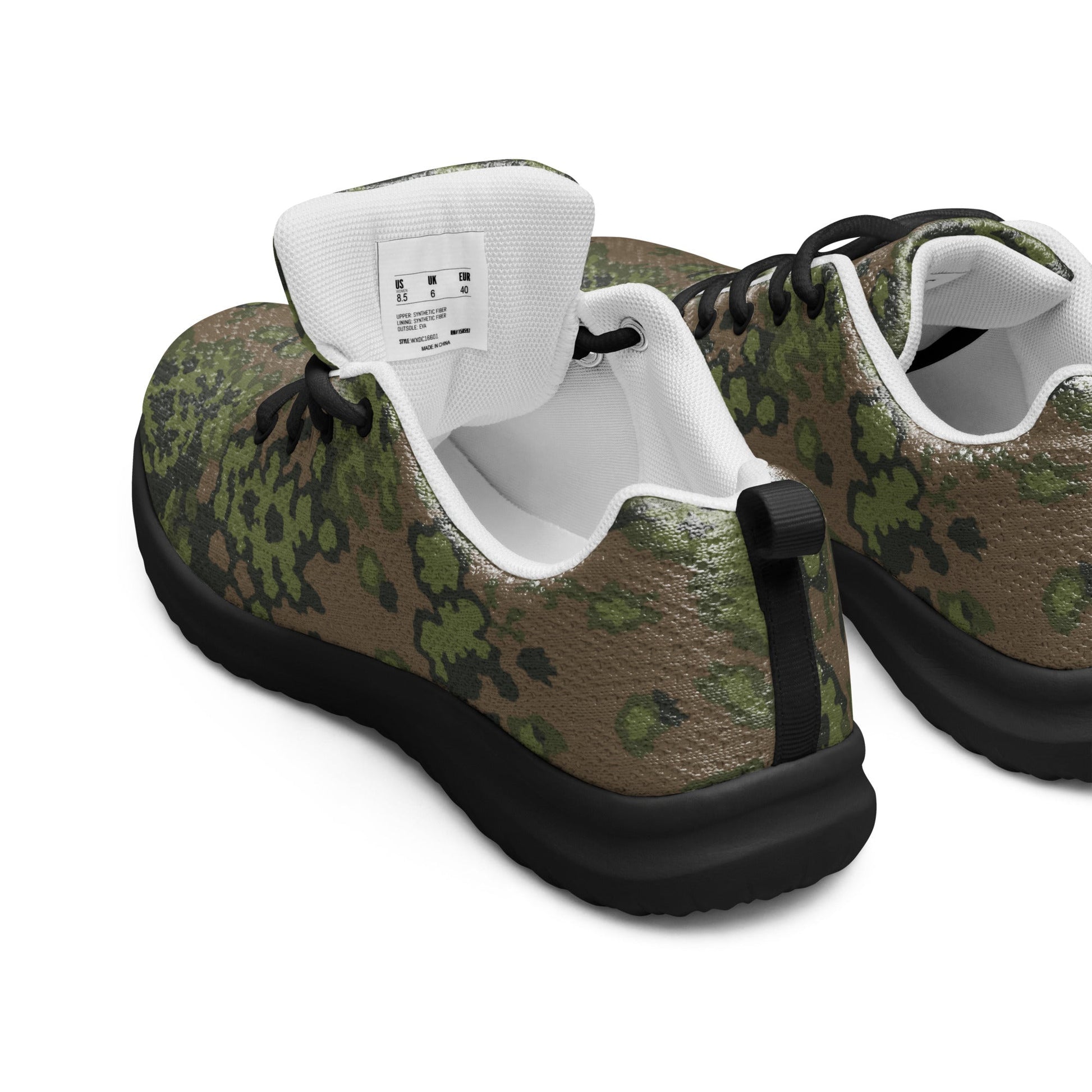 German Oak Leaf Eichenlaubmuster Summer CAMO Mens Athletic Shoes