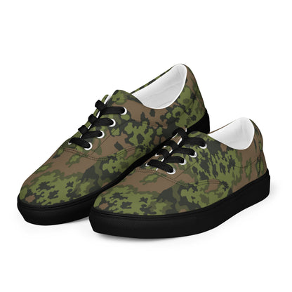 German Oak Leaf Eichenlaubmuster Summer CAMO Mens Lace-Up Canvas Shoes - Lace-up