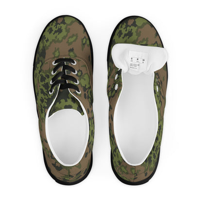 German Oak Leaf Eichenlaubmuster Summer CAMO Mens Lace-Up Canvas Shoes - Lace-up