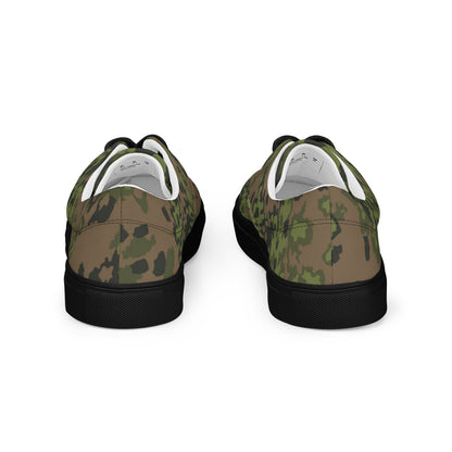 German Oak Leaf Eichenlaubmuster Summer CAMO Mens Lace-Up Canvas Shoes - Lace-up