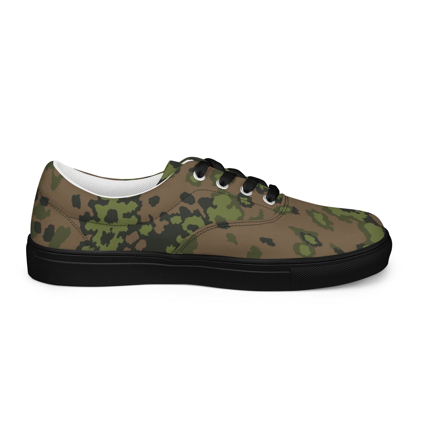 German Oak Leaf Eichenlaubmuster Summer CAMO Mens Lace-Up Canvas Shoes - Lace-up