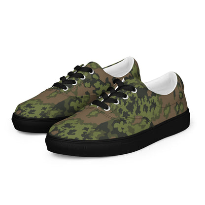 German Oak Leaf Eichenlaubmuster Summer CAMO Mens Lace-Up Canvas Shoes - Lace-up