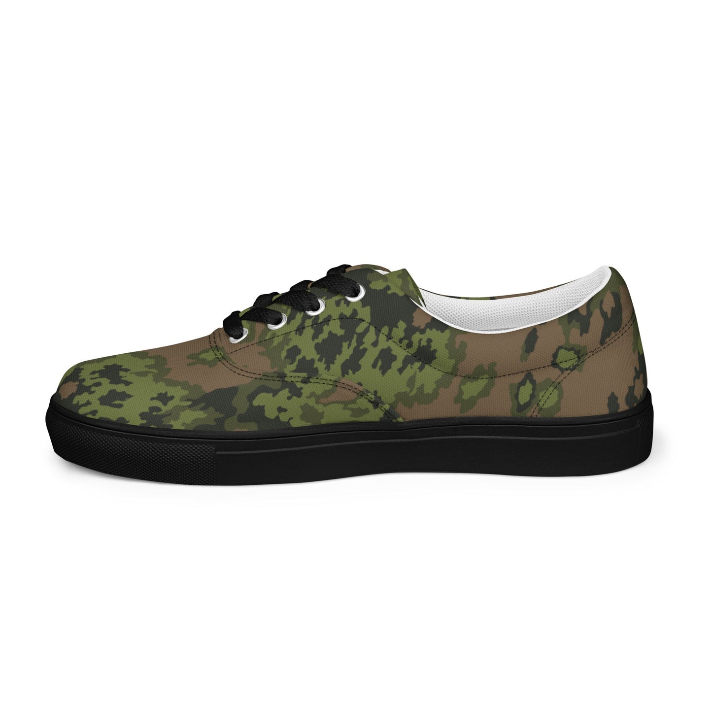 German Oak Leaf Eichenlaubmuster Summer CAMO Mens Lace-Up Canvas Shoes - Lace-up