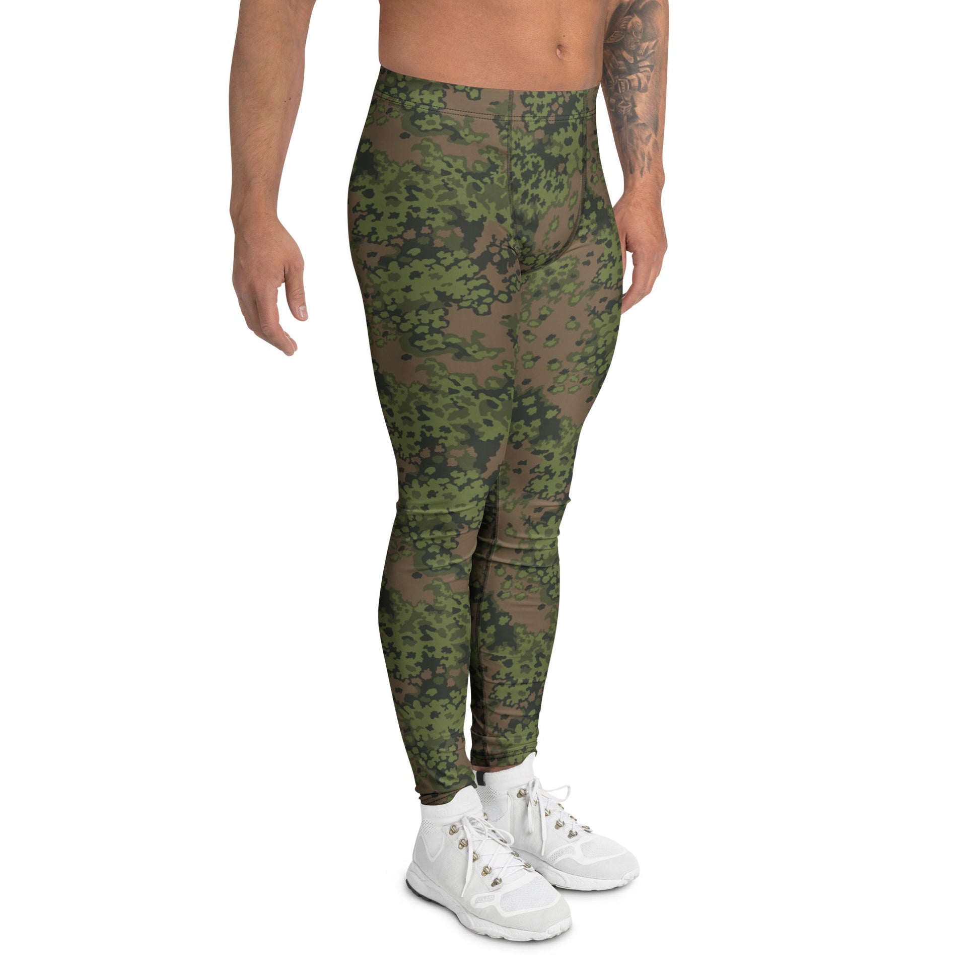 German Oak Leaf Eichenlaubmuster Summer CAMO Mens Leggings
