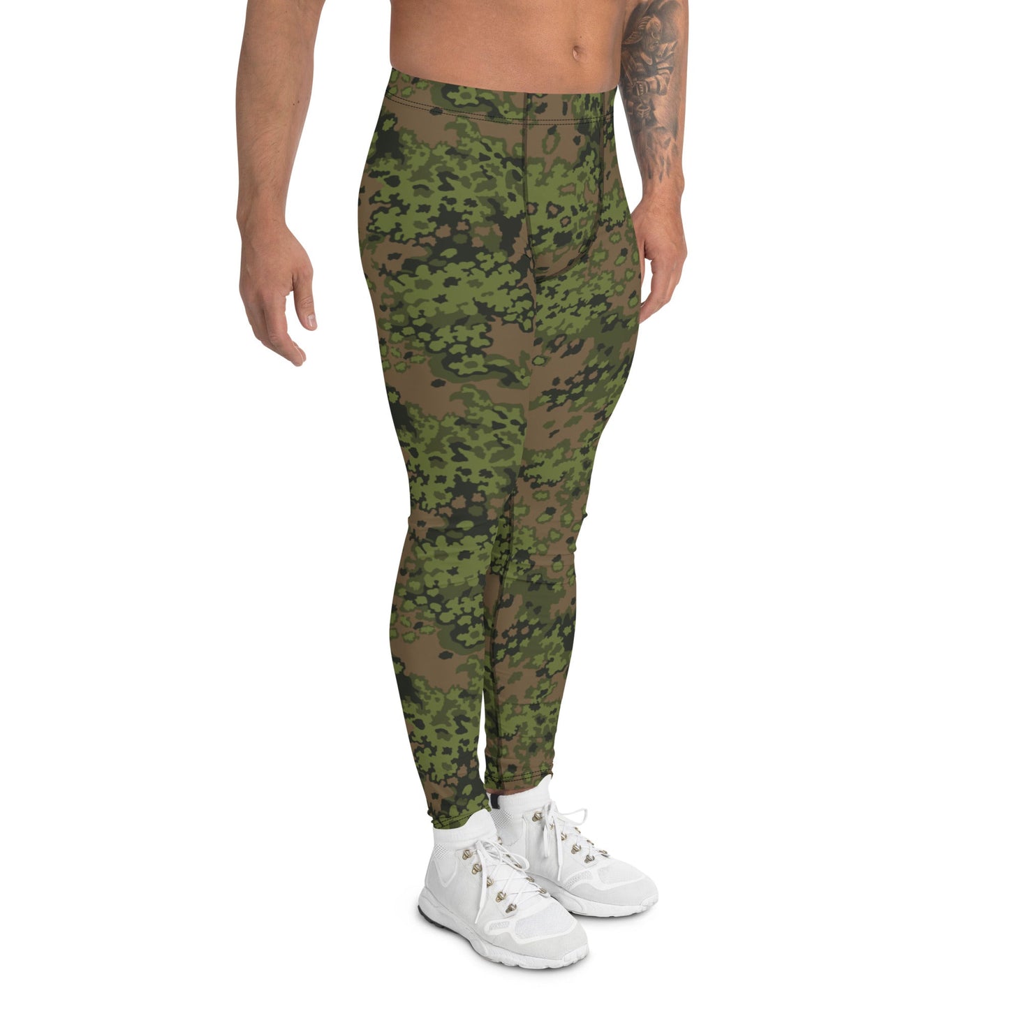 German Oak Leaf Eichenlaubmuster Summer CAMO Mens Leggings