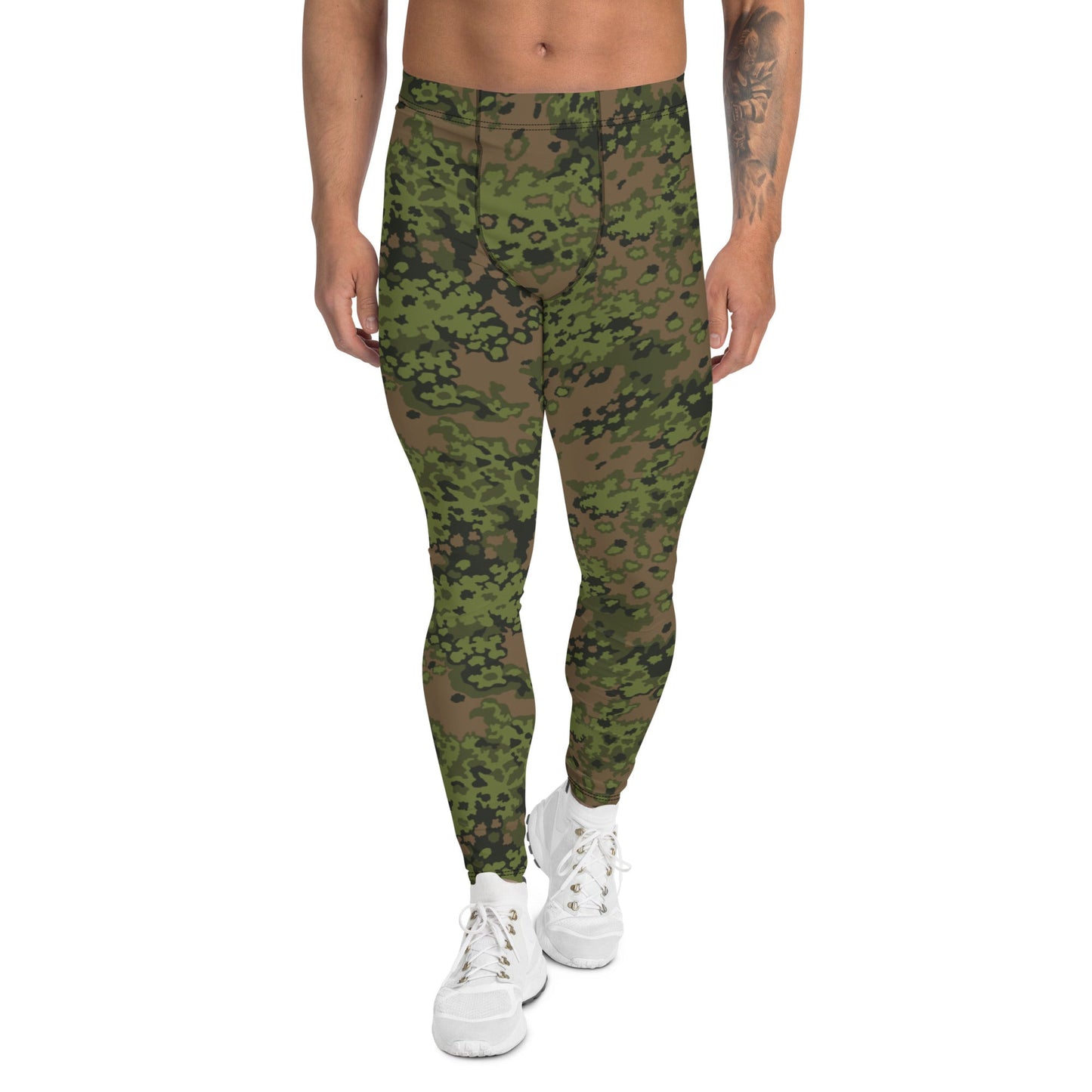 German Oak Leaf Eichenlaubmuster Summer CAMO Mens Leggings - XS