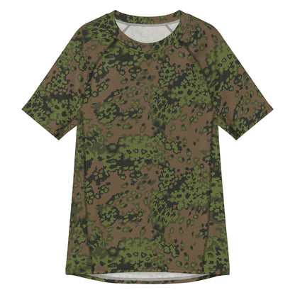 German Oak Leaf Eichenlaubmuster Summer CAMO Mens Short-Sleeve Rash Guard - 2XS