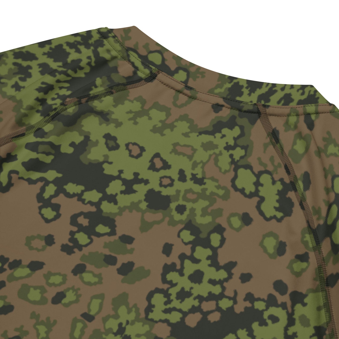 German Oak Leaf Eichenlaubmuster Summer CAMO Mens Short-Sleeve Rash Guard