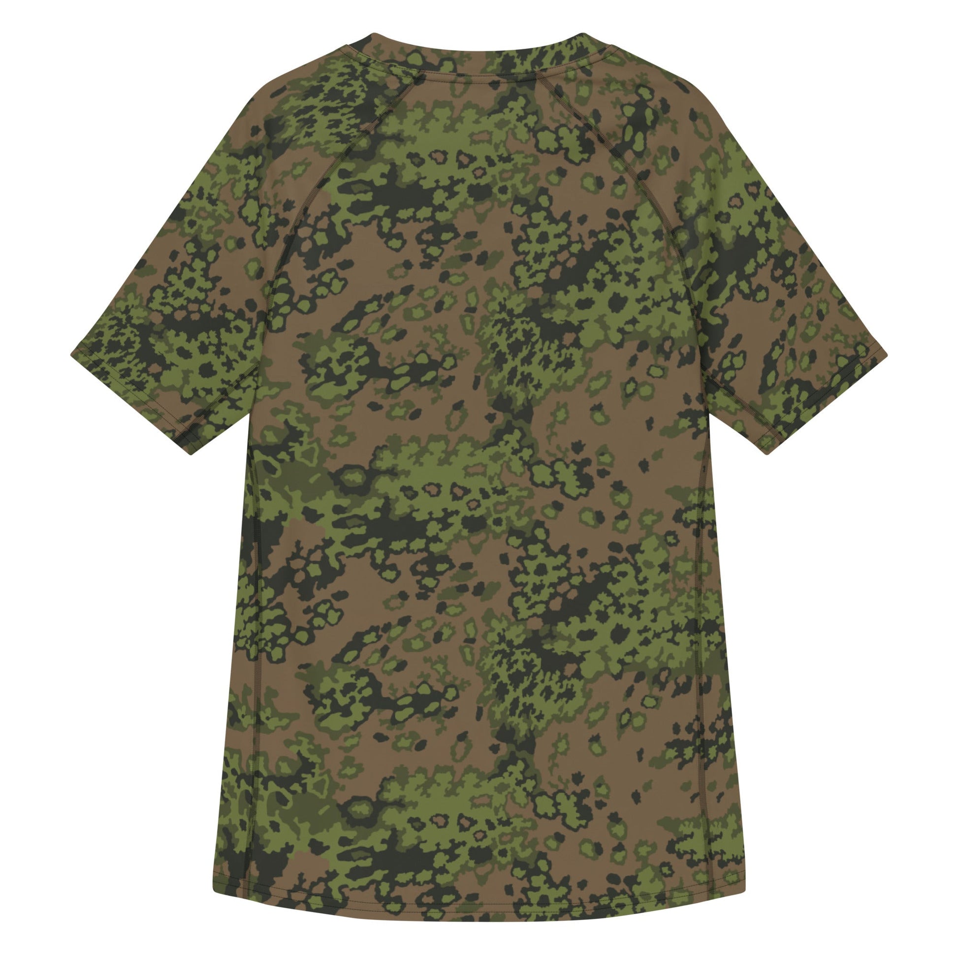 German Oak Leaf Eichenlaubmuster Summer CAMO Mens Short-Sleeve Rash Guard