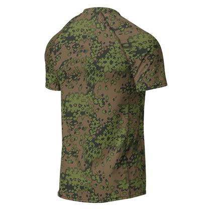 German Oak Leaf Eichenlaubmuster Summer CAMO Mens Short-Sleeve Rash Guard