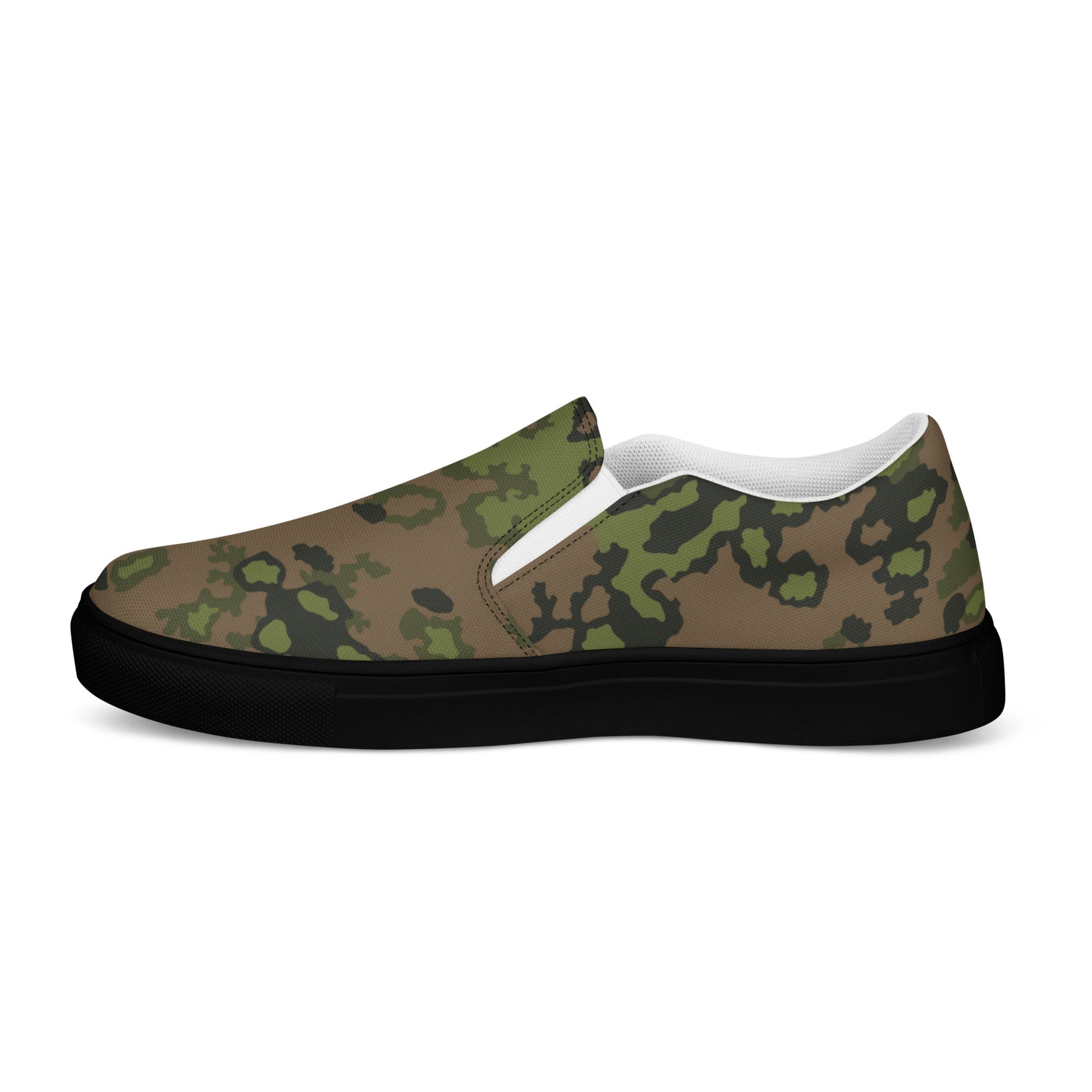 German Oak Leaf Eichenlaubmuster Summer CAMO Mens Slip-On Canvas Shoes