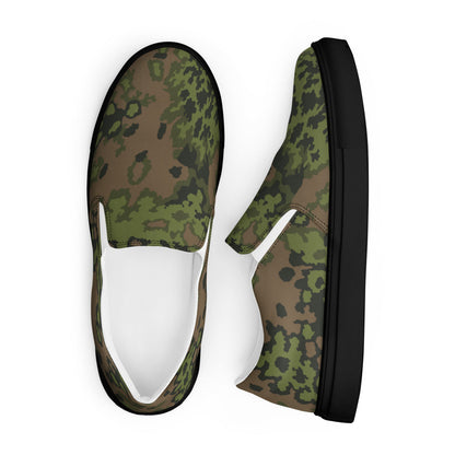 German Oak Leaf Eichenlaubmuster Summer CAMO Mens Slip-On Canvas Shoes