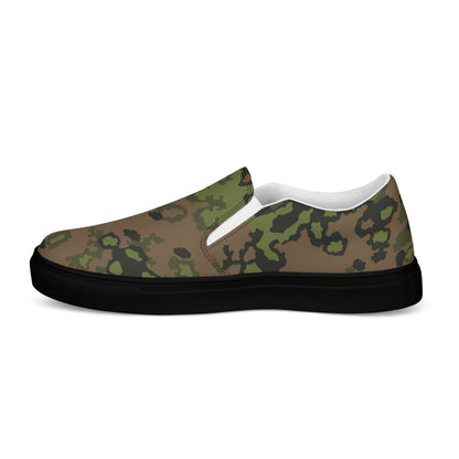 German Oak Leaf Eichenlaubmuster Summer CAMO Mens Slip-On Canvas Shoes