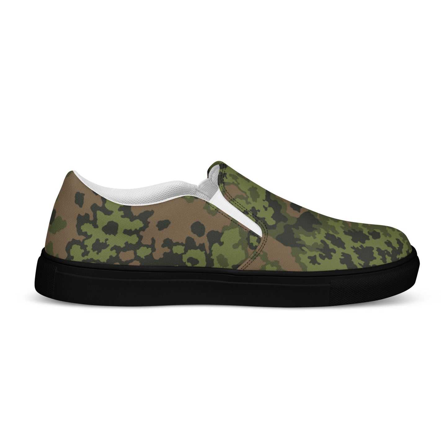 German Oak Leaf Eichenlaubmuster Summer CAMO Mens Slip-On Canvas Shoes