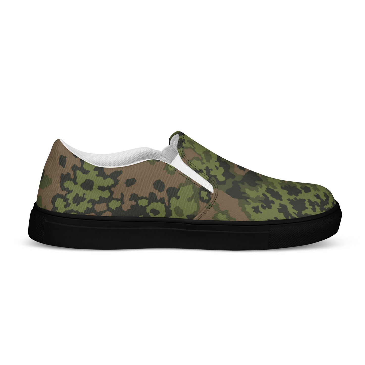 German Oak Leaf Eichenlaubmuster Summer CAMO Mens Slip-On Canvas Shoes