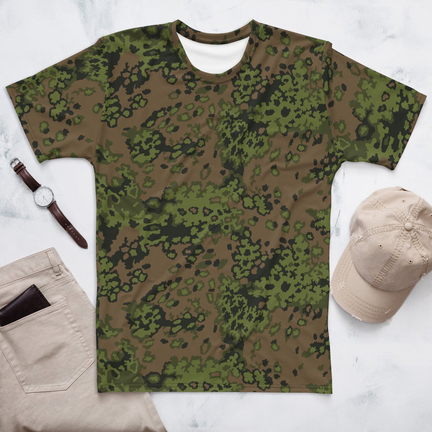 German Oak Leaf Eichenlaubmuster Summer CAMO Mens t-shirt - XS - T-Shirts