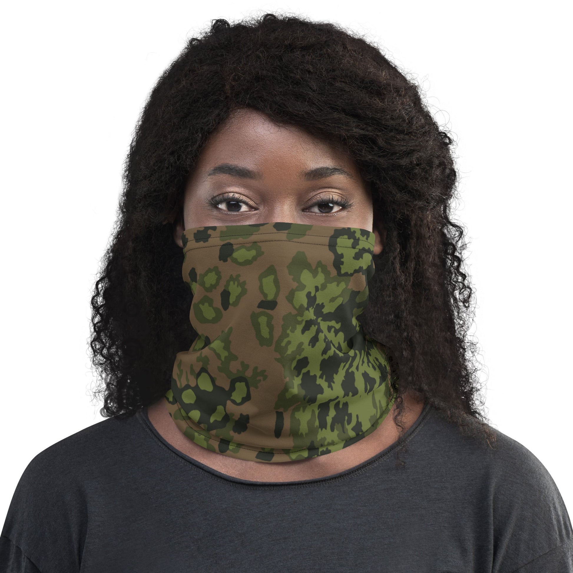 German Oak Leaf Eichenlaubmuster Summer CAMO Neck Gaiter Gaiters