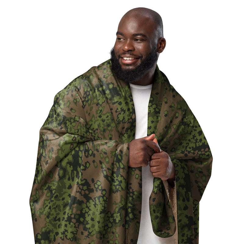 Oak Leaf Eichenlaubmuster Summer CAMO Sherpa Blanket