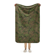 Oak Leaf Eichenlaubmuster Summer CAMO Sherpa Blanket - 37″×57″