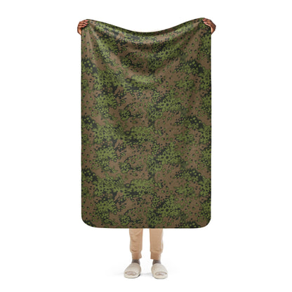 German Oak Leaf Eichenlaubmuster Summer CAMO Sherpa blanket - 37″×57″ - Blanket