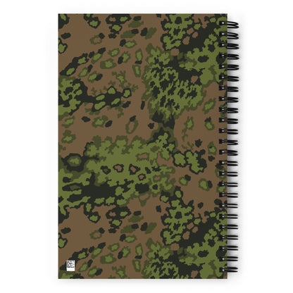 German Oak Leaf Eichenlaubmuster Summer CAMO Spiral Notebook