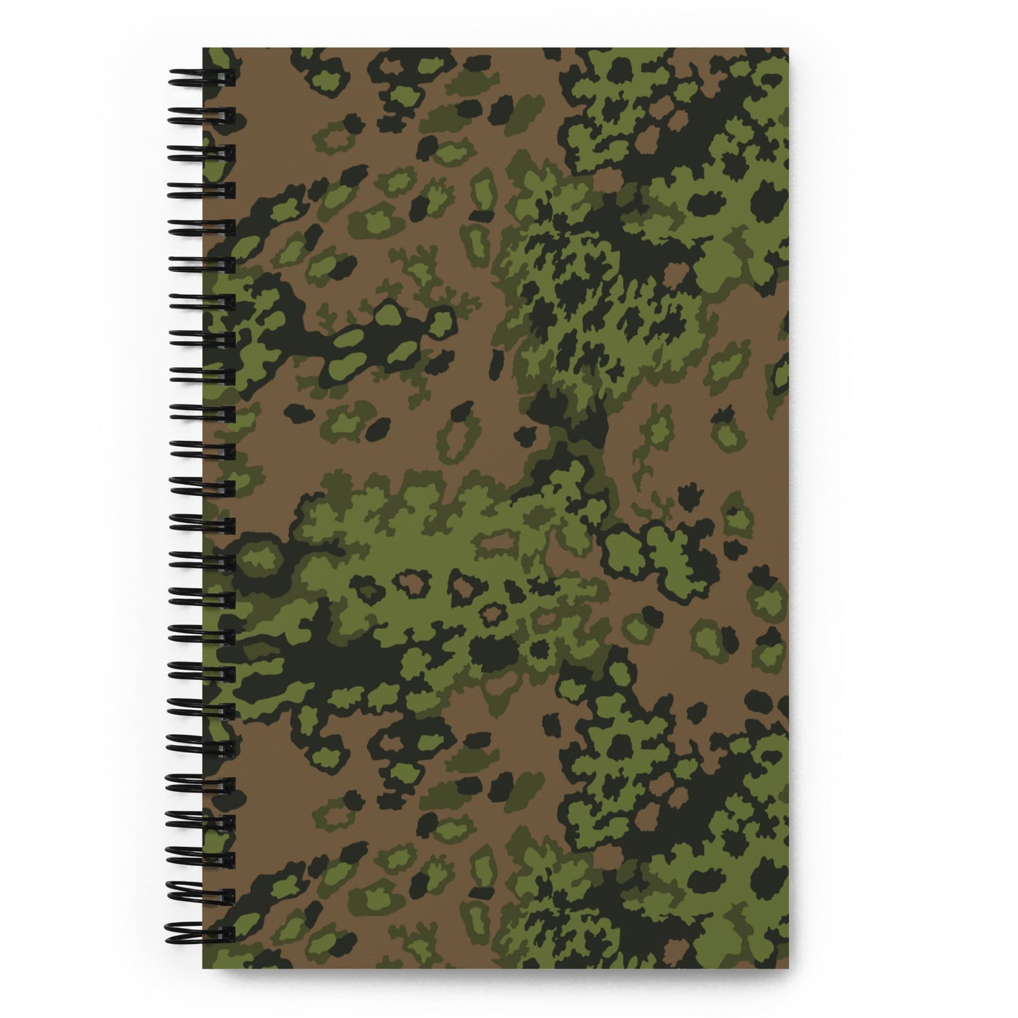 German Oak Leaf Eichenlaubmuster Summer CAMO Spiral Notebook