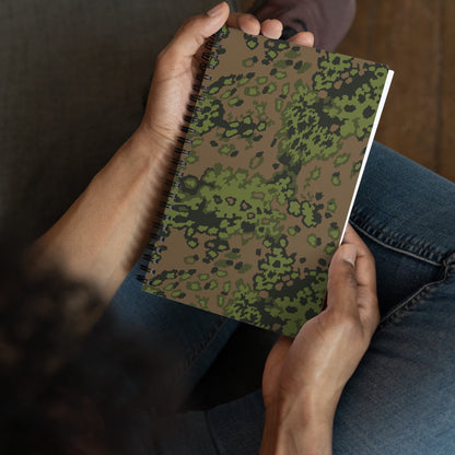 German Oak Leaf Eichenlaubmuster Summer CAMO Spiral Notebook