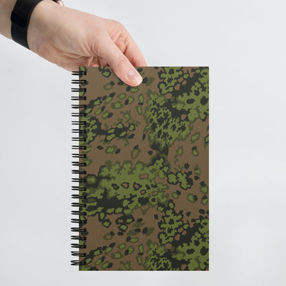 German Oak Leaf Eichenlaubmuster Summer CAMO Spiral Notebook