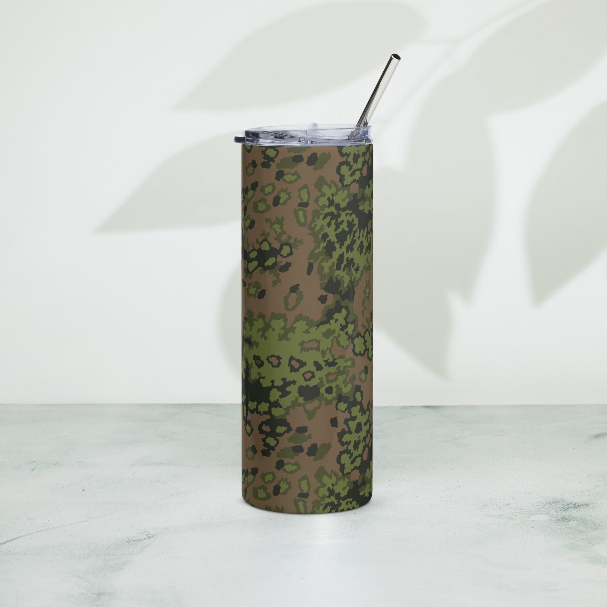 German Oak Leaf Eichenlaubmuster Summer CAMO Stainless Steel Tumbler