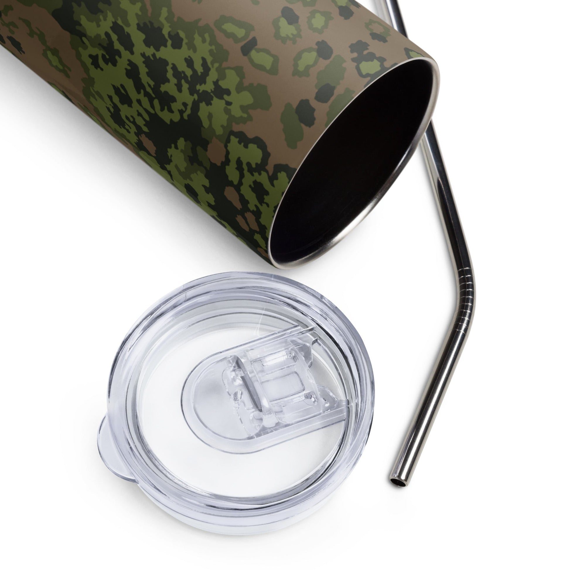 German Oak Leaf Eichenlaubmuster Summer CAMO Stainless Steel Tumbler