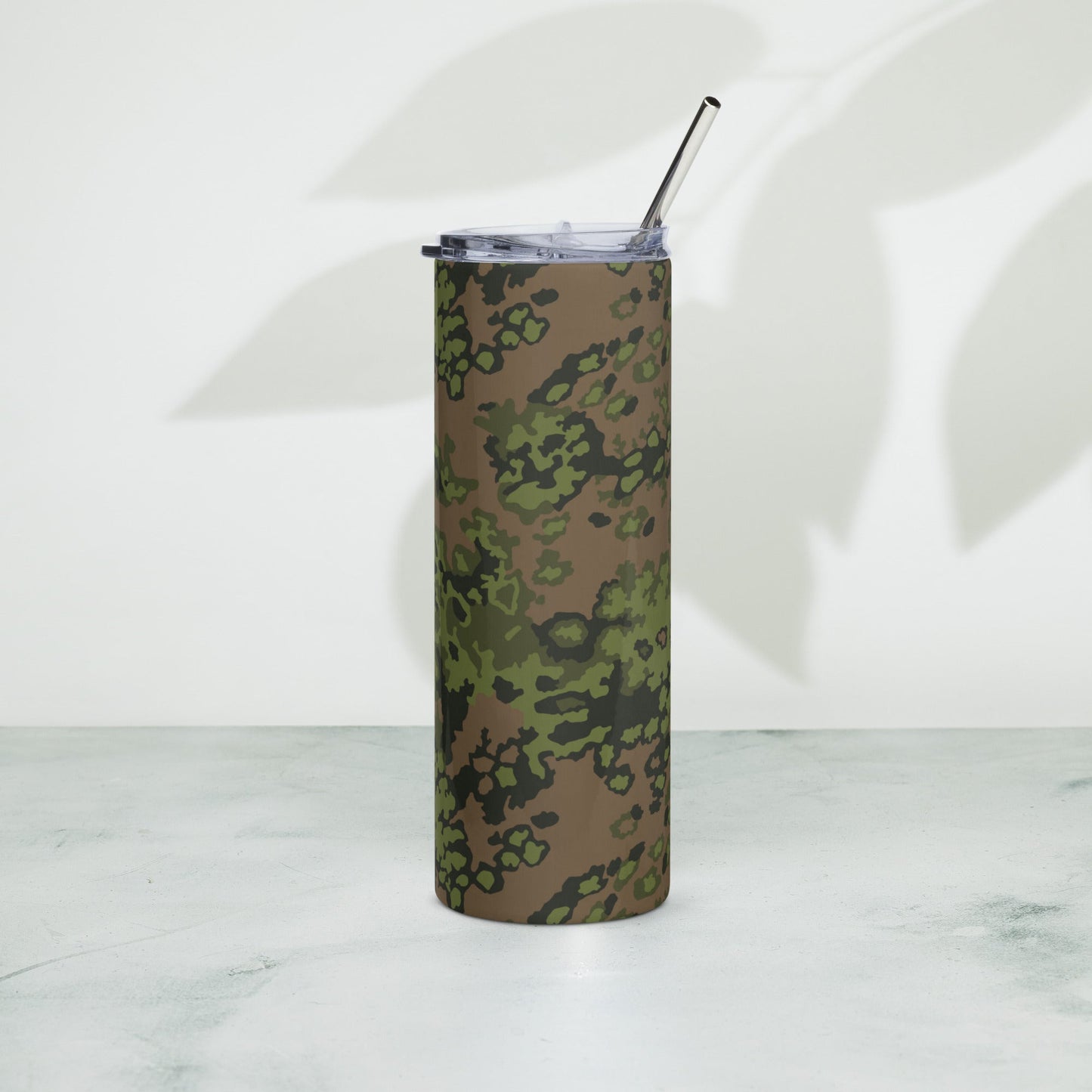 German Oak Leaf Eichenlaubmuster Summer CAMO Stainless Steel Tumbler