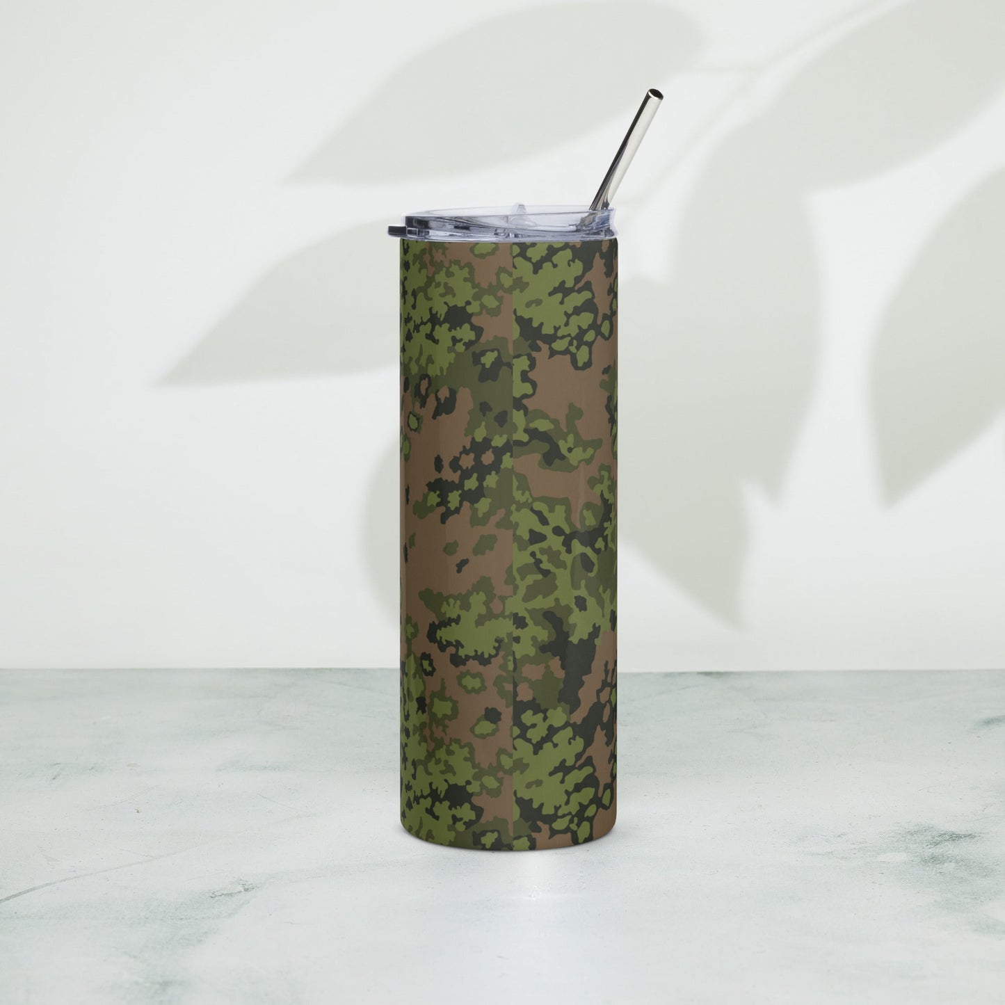 German Oak Leaf Eichenlaubmuster Summer CAMO Stainless Steel Tumbler
