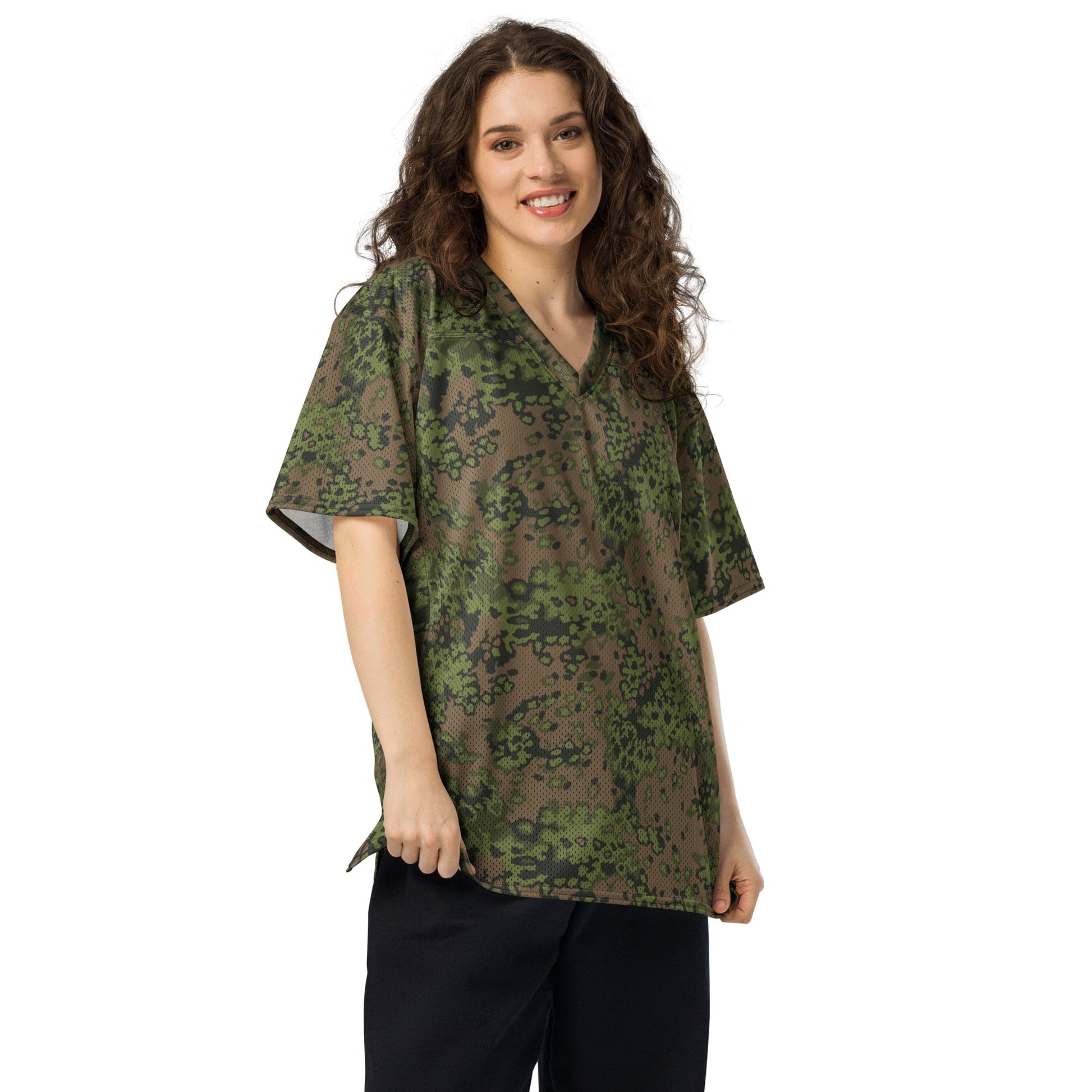 German Oak Leaf Eichenlaubmuster Summer CAMO Unisex American Football Jersey