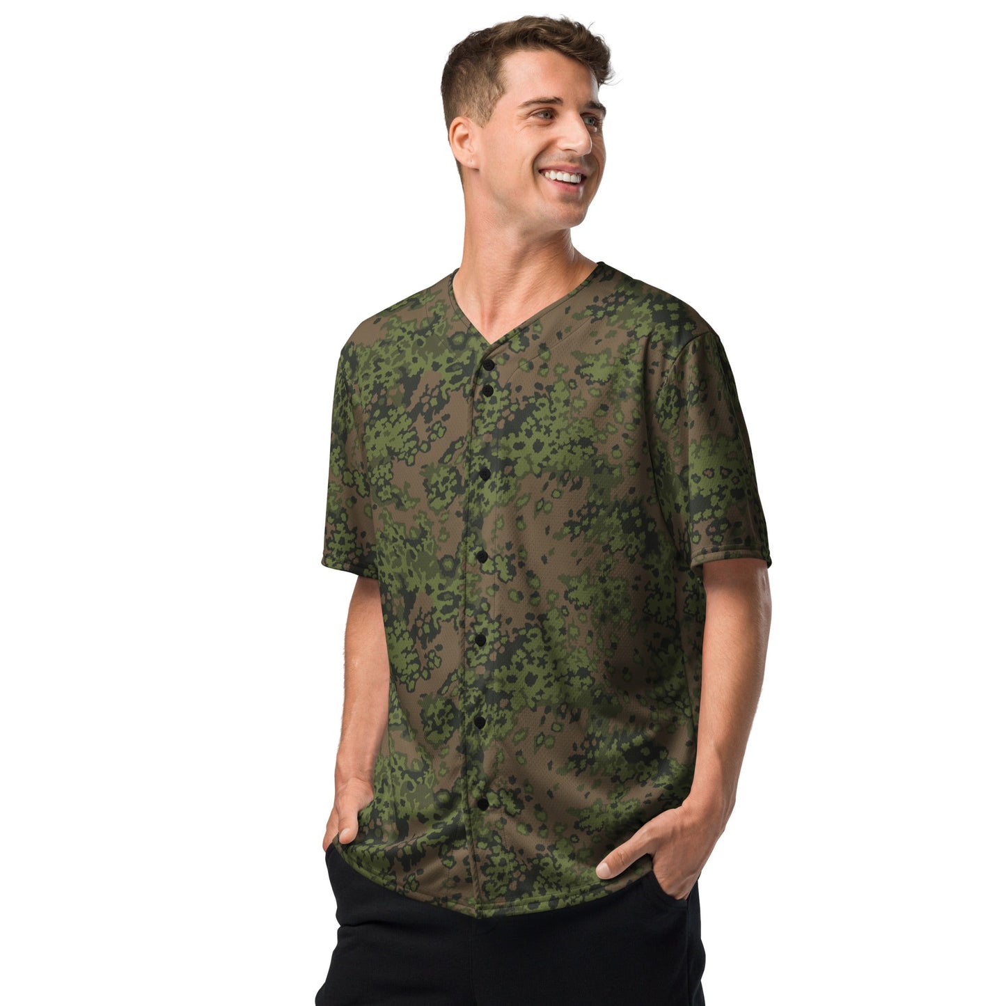 German Oak Leaf Eichenlaubmuster Summer CAMO Unisex Baseball Jersey
